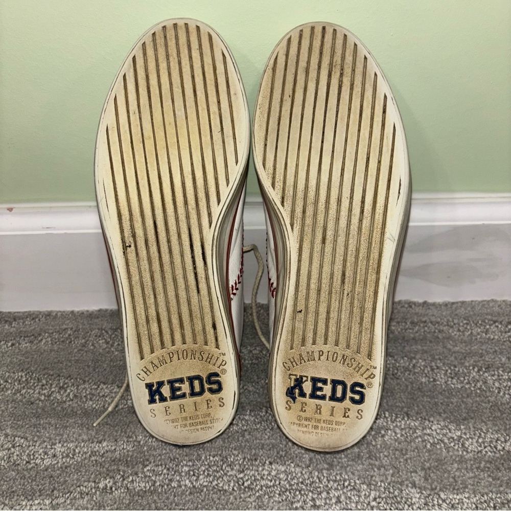 Vintage 1992 Keds Women’s Championship Series Baseball Sneakers White Size 8 - Picture 7 of 7